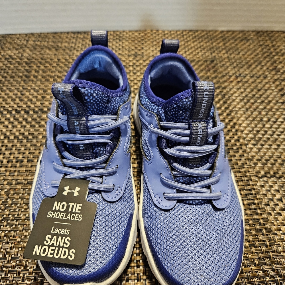 Under Armour size 11k blue/white - Picture 4 of 8